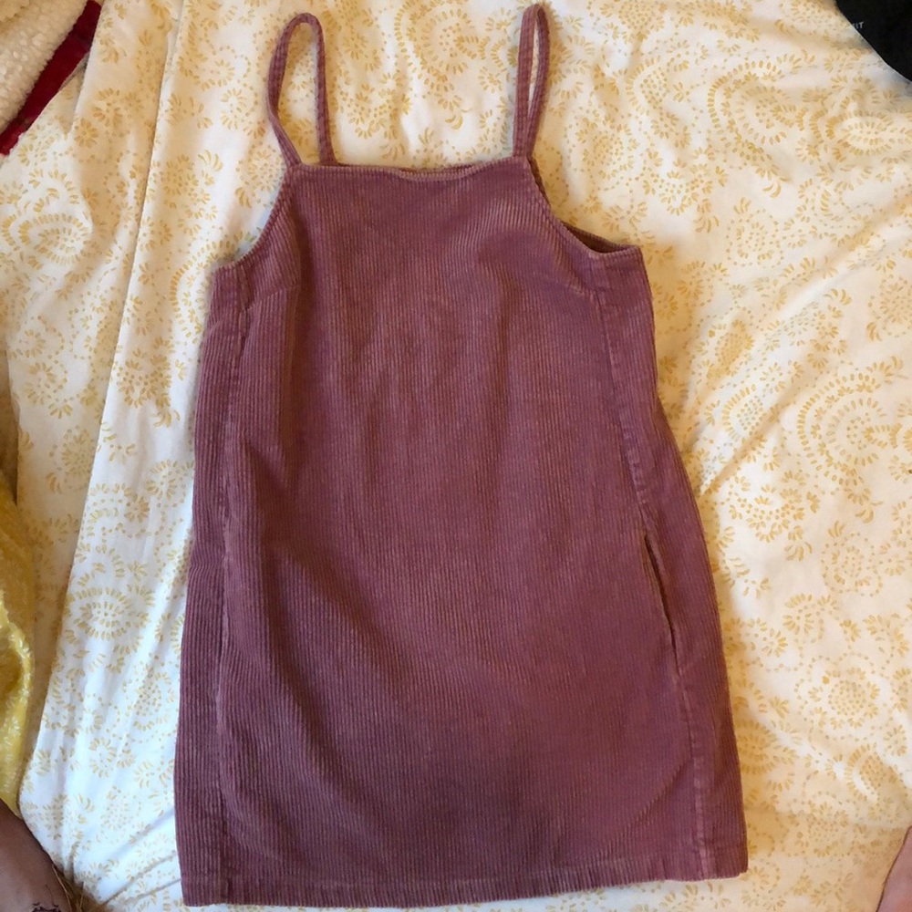 Pink Corduroy Dress